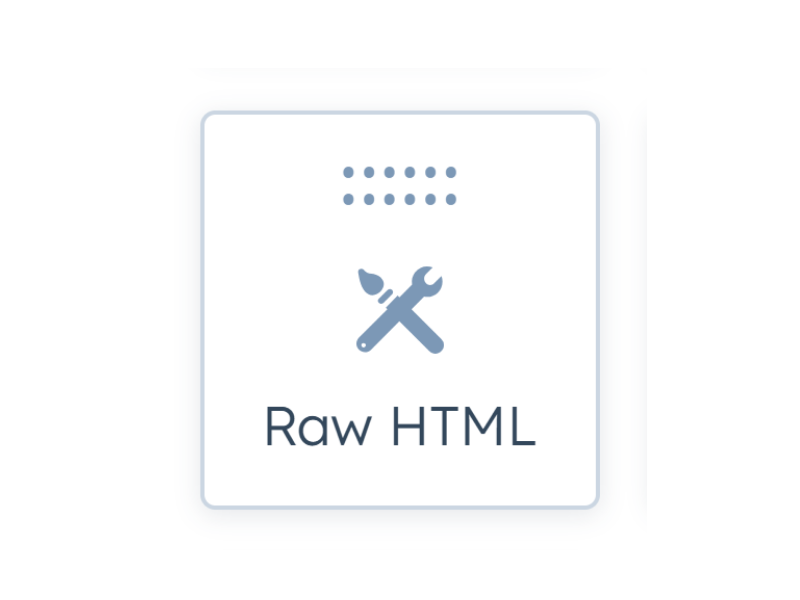 Raw HTML