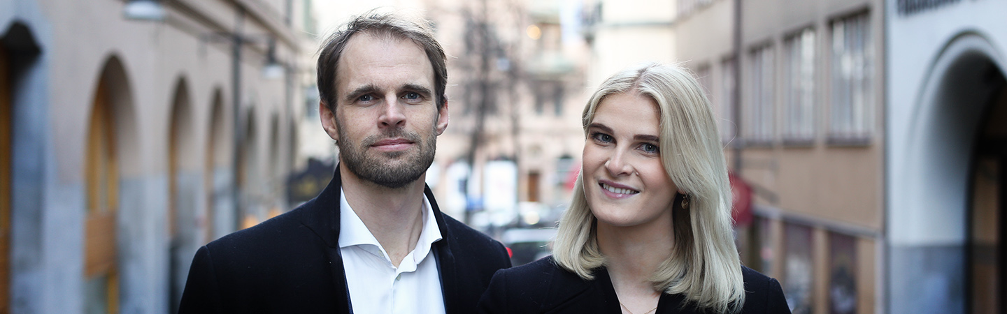 Pontus Esbo och Tomasine Grönstedt