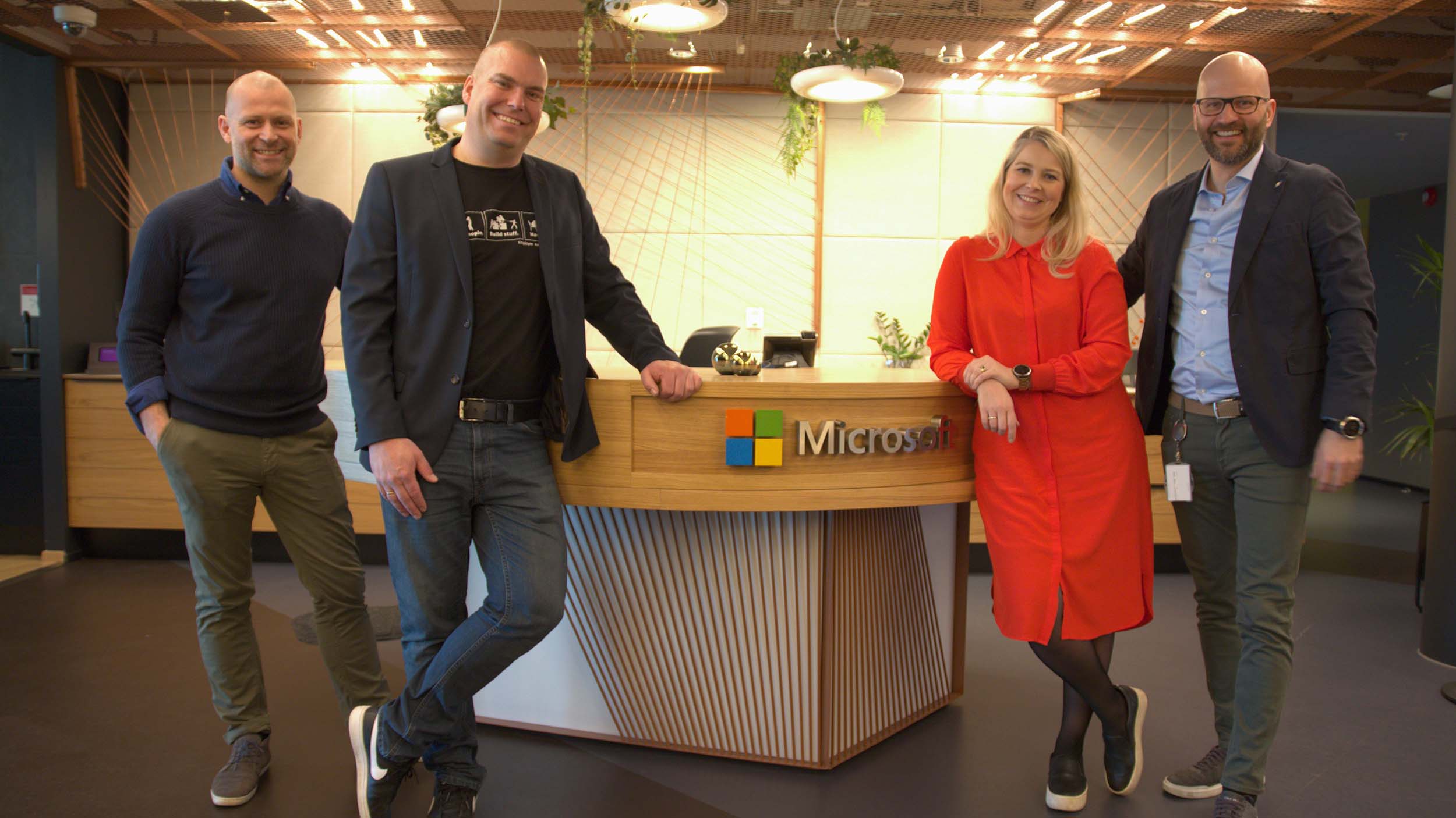 Ansatte fra Simployer og Microsoft